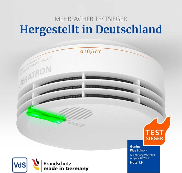 Rauchmelder ohne Strahlung